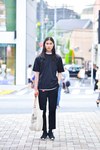 河内 駿さん - アレキサンダー ワン(alexanderwang)、古着(ユーズド)(USED)｜原宿ストリートスナップ1