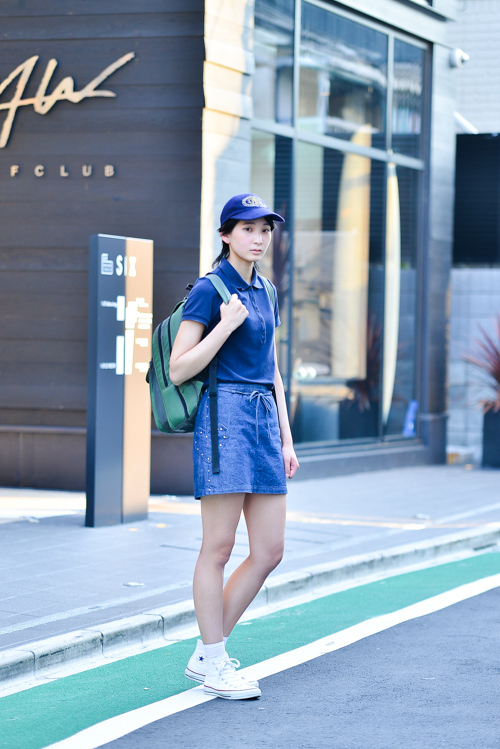 安達 晴菜さん - 古着(ユーズド)(USED)、コンバース(CONVERSE)｜原宿ストリートスナップ - 写真1