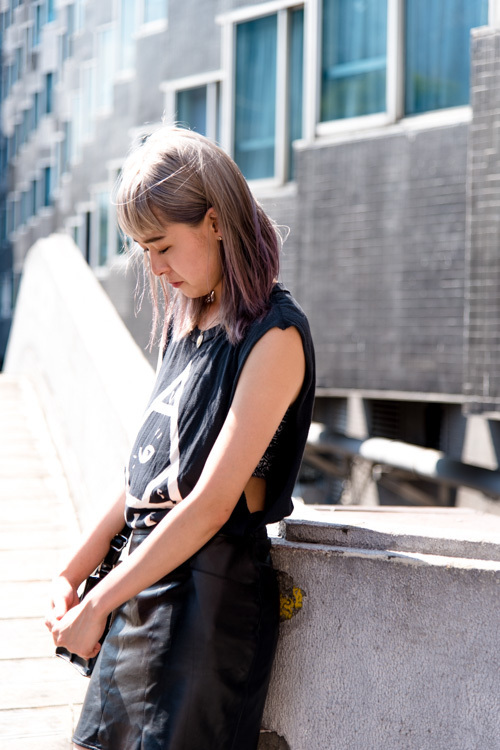 真里亜さん - ユニフ(UNIF)、古着(ユーズド)(USED)｜原宿ストリートスナップ - 写真7