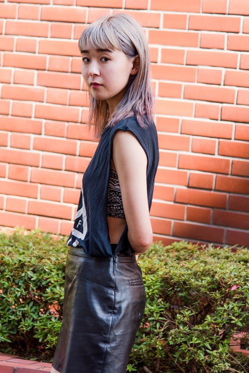 真里亜さん - ユニフ(UNIF)、古着(ユーズド)(USED)｜原宿ストリートスナップ - 写真4