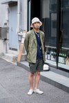 ユー セオン キムさん - キャプテン サンシャイン(KAPTAIN SUNSHINE)、エンジニアド ガーメンツ(ENGINEERED GARMENTS)｜原宿ストリートスナップ1