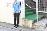 河内 智博さん - プラダ(PRADA)、シュプリーム(Supreme)｜原宿ストリートスナップ2