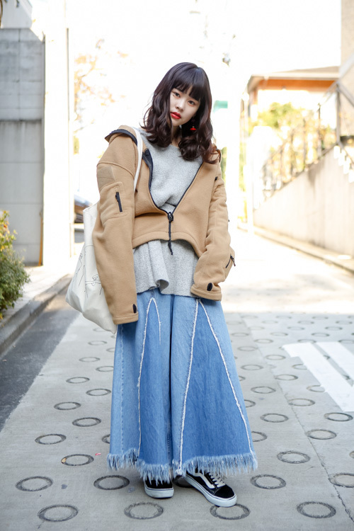 田中 紫鴉さん - 古着(ユーズド)(USED)、ザラ(ZARA)｜原宿ストリートスナップ - 写真1