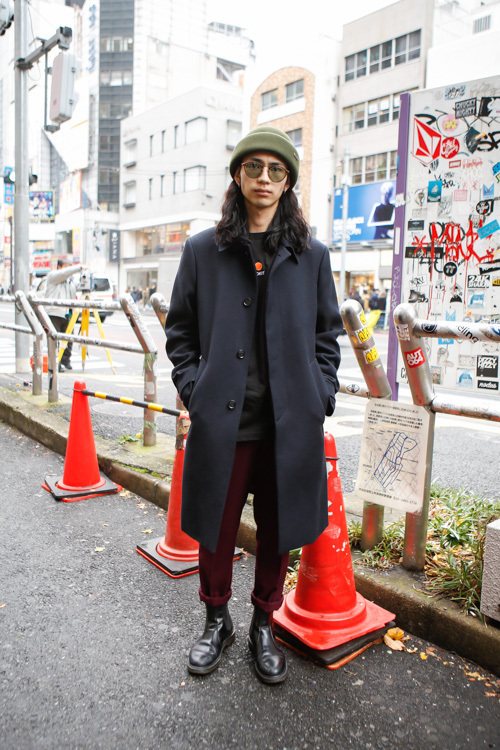 小關 秀年さん - 古着(ユーズド)(USED)、ドクターマーチン(Dr. Martens)｜原宿ストリートスナップ - 写真1