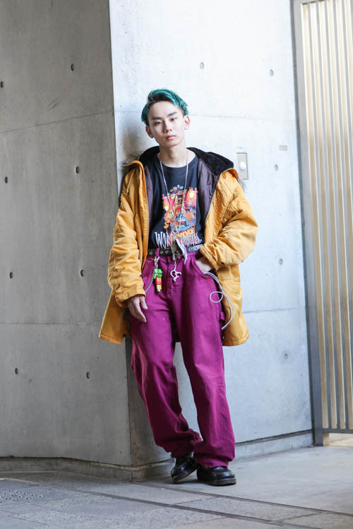 太田 晴也さん - 古着(ユーズド)(USED)、ドクターマーチン(Dr. Martens)｜原宿ストリートスナップ - 写真1