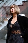 三ツ木 有里さん - ヨウジヤマモト(Yohji Yamamoto)、ヴィヴィアン・ウエストウッド(Vivienne Westwood)｜原宿ストリートスナップ2