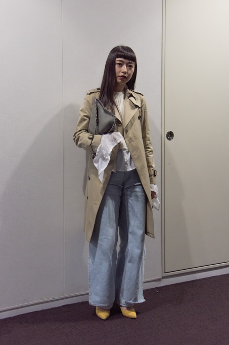 市川 渚さん - バーバリー(BURBERRY)、アキラナカ(AKIRANAKA)｜渋谷ストリートスナップ1