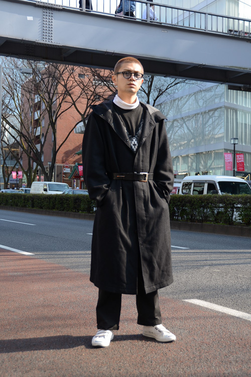 佐藤 将貴さん - ワイズ(Y's)、マルセロ・ブロン カウンティ・オブ・ミラン(MARCELO BURLON COUNTY OF MILAN)｜原宿ストリートスナップ1