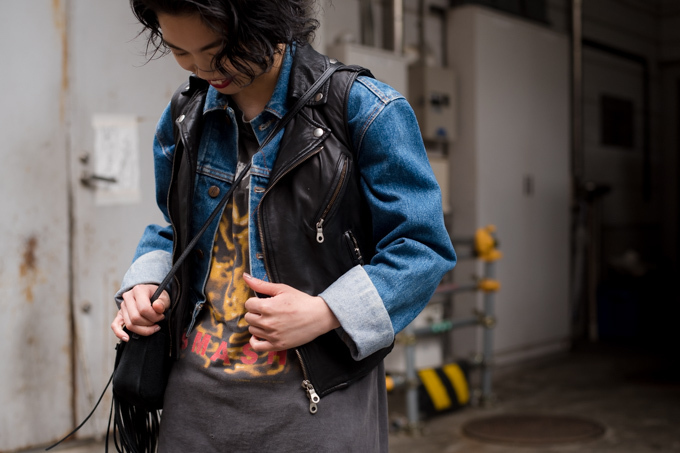 宮古 瑠奈さん - 古着(ユーズド)(USED)、ドクターマーチン(Dr. Martens)｜原宿ストリートスナップ - 写真3