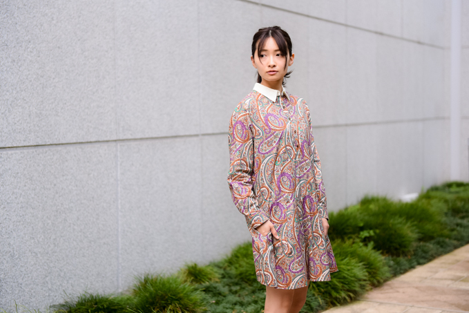 大西 沙紀さん - シャーロット ロンソン(Charlotte Ronson)、ヴィンテージ(vintage)｜青山・表参道ストリートスナップ - 写真2