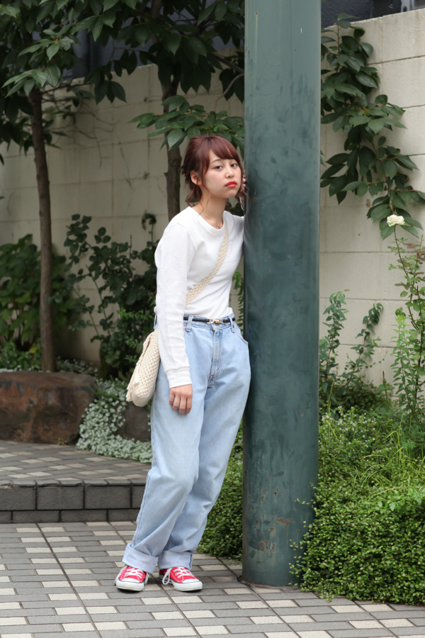 藤森 千裕さん - 古着(ユーズド)(USED)、コンバース(CONVERSE)｜原宿ストリートスナップ - 写真1