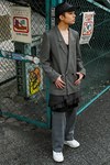 由利 貴大さん - 古着(ユーズド)(USED)、コム デ ギャルソン・オム(COMME des GARÇONS HOMME)｜渋谷ストリートスナップ4