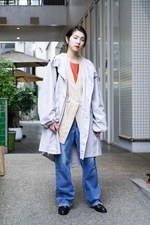 在原 みゆ紀さん - 古着(ユーズド)(USED)、ディーゼル(DIESEL)｜渋谷ストリートスナップ1