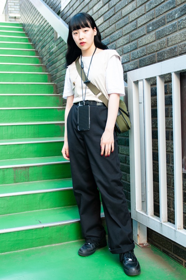 原野 華那さん - ディッキーズ(Dickies)、ナイキ(NIKE)｜渋谷ストリートスナップ1