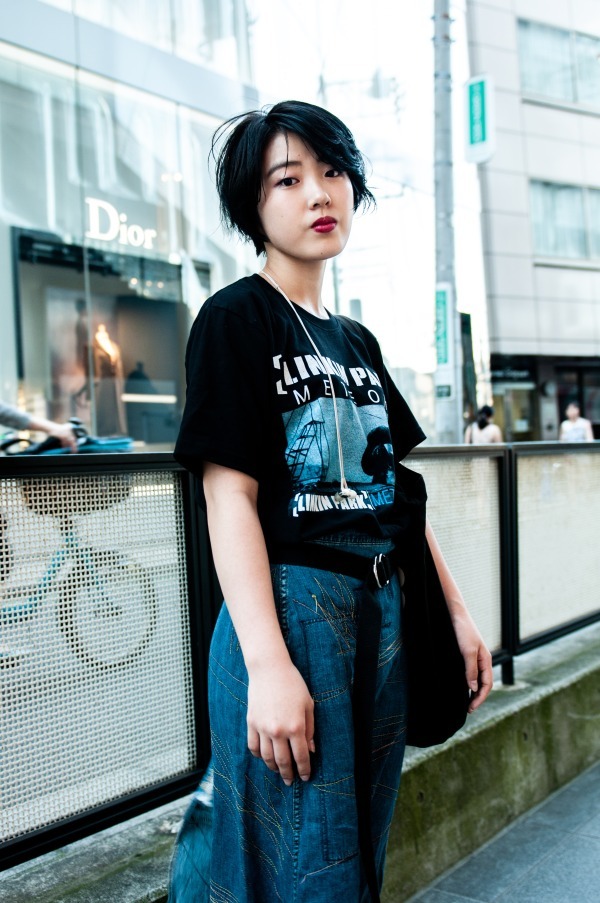 鈴木 まこさん - 古着(ユーズド)(USED)、T by アレキサンダーワン(T by ALEXANDER WANG)｜原宿ストリートスナップ - 写真2