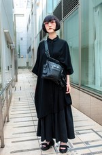 長尾 ミサキさん - ヨウジヤマモト(Yohji Yamamoto)、ボッテガ・ヴェネタ(BOTTEGA VENETA)｜原宿ストリートスナップ7