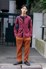 チョウ テイ コウさん - ジュンヤ ワタナベ(JUNYA WATANABE)、ユニクロ(UNIQLO)｜青山・表参道ストリートスナップ1