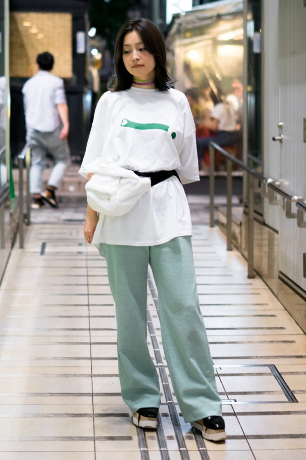 坂本 彩音さん - 古着(ユーズド)(USED)、ステラ マッカートニー(STELLA McCARTNEY)｜渋谷ストリートスナップ - 写真1