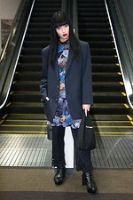 助川 恵里佳さん - 古着(ユーズド)(USED)、ドルチェ＆ガッバーナ(DOLCE&GABBANA)｜渋谷ストリートスナップ1