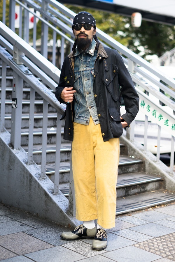 田畑 佑涼さん - バブアー(Barbour)、リーバイス(Levi's)｜原宿ストリートスナップ1