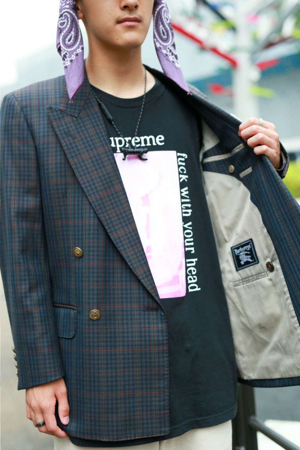 伊藤 大輝さん - バーバリー(BURBERRY)、シュプリーム(Supreme)｜渋谷ストリートスナップ - 写真5