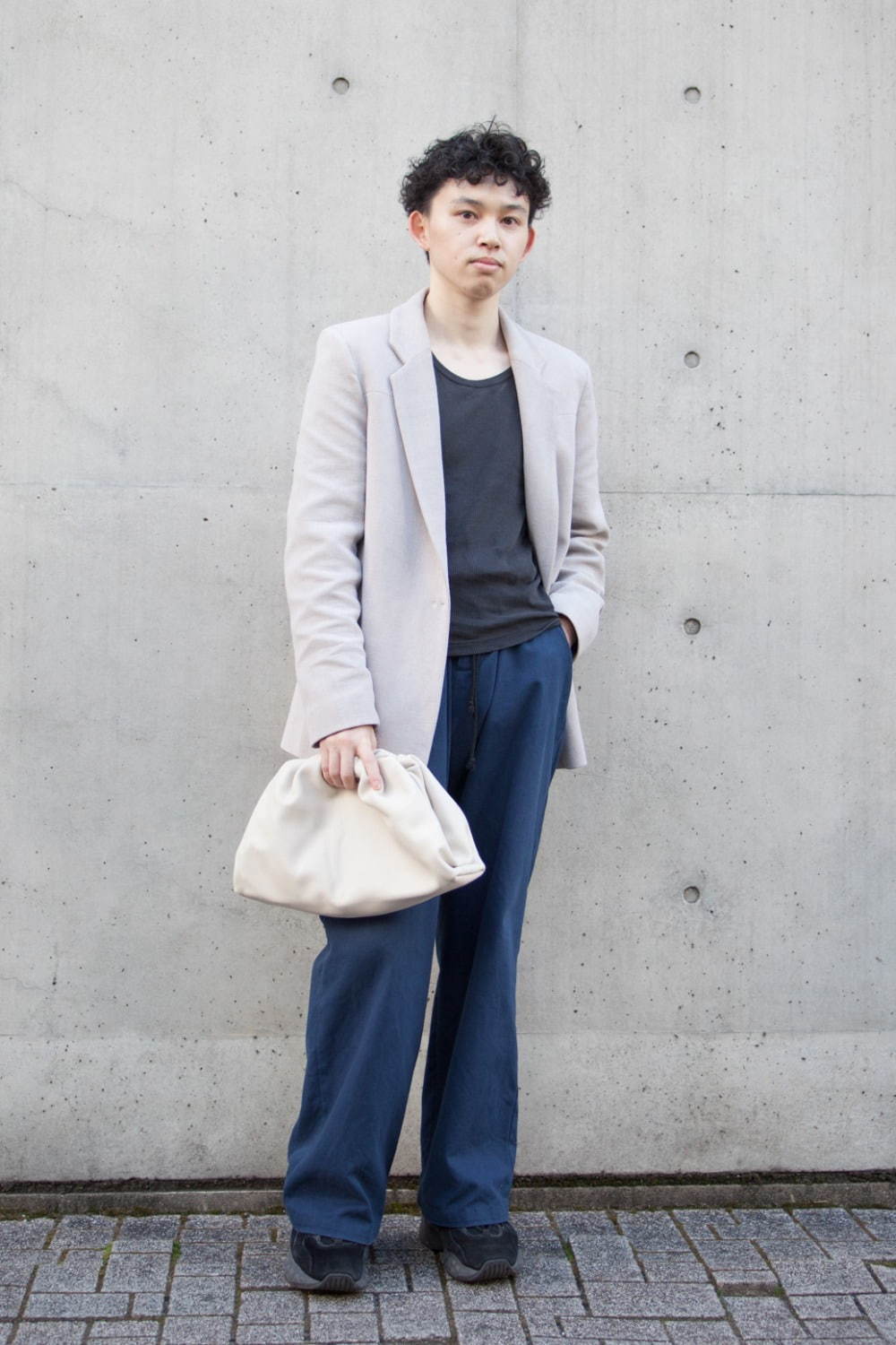 渡部 莉人さん - フィービー イングリッシュ(PHOEBE ENGLISH)、アクネ ストゥディオズ(Acne Studios)｜渋谷ストリートスナップ1