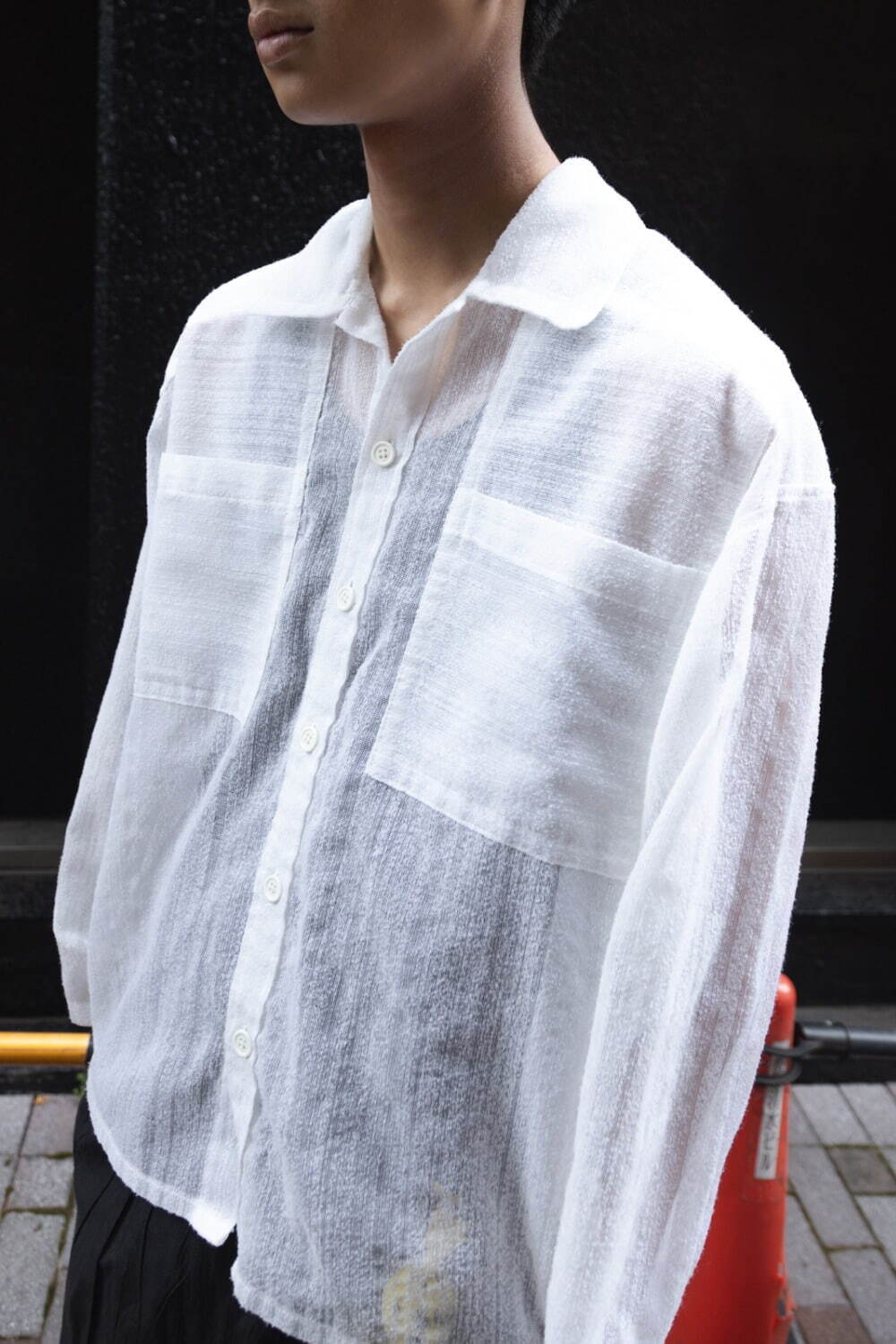 悠杏さん - 古着(ユーズド)(USED)、イッセイ ミヤケ(ISSEY MIYAKE)｜渋谷ストリートスナップ - 写真4