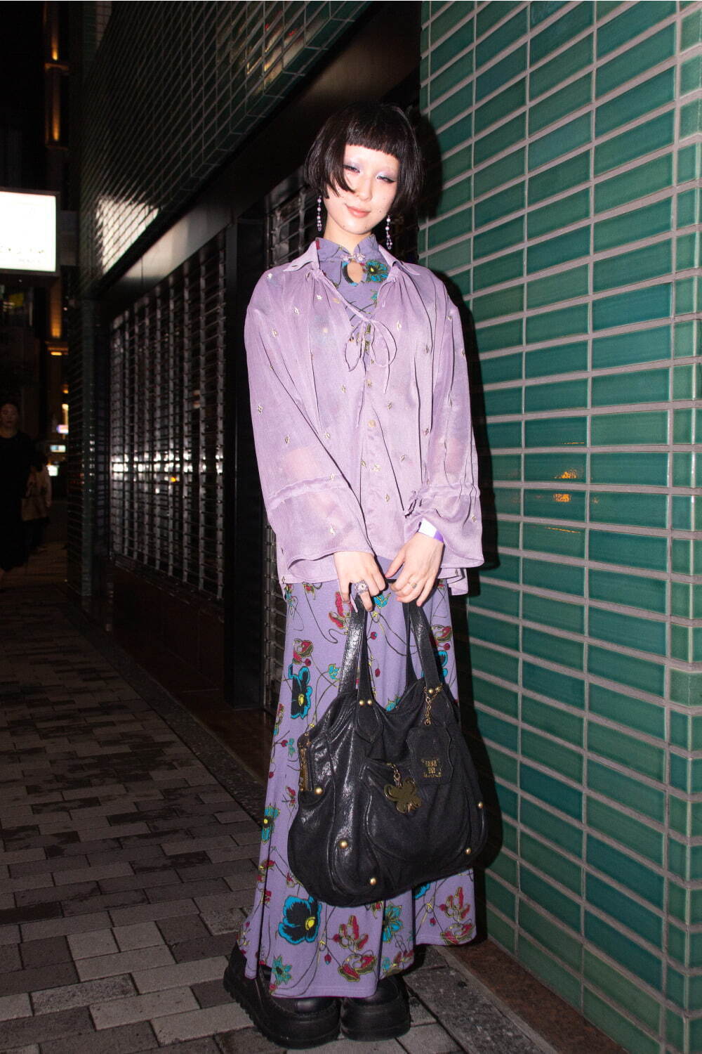 リイゼンさん - 古着(ユーズド)(USED)、アナ スイ エヌワイシー(ANNA SUI NYC)｜原宿ストリートスナップ - 写真2