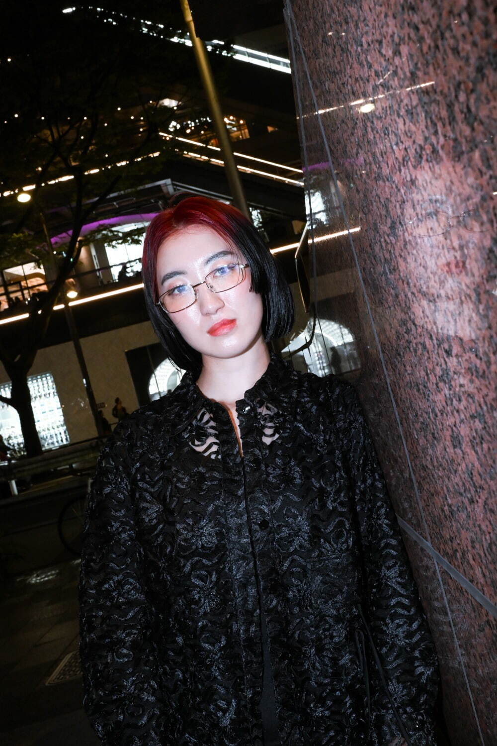 半谷 鮎香さん - ガニー(GANNI)、ザラ(ZARA)｜原宿ストリートスナップ - 写真3