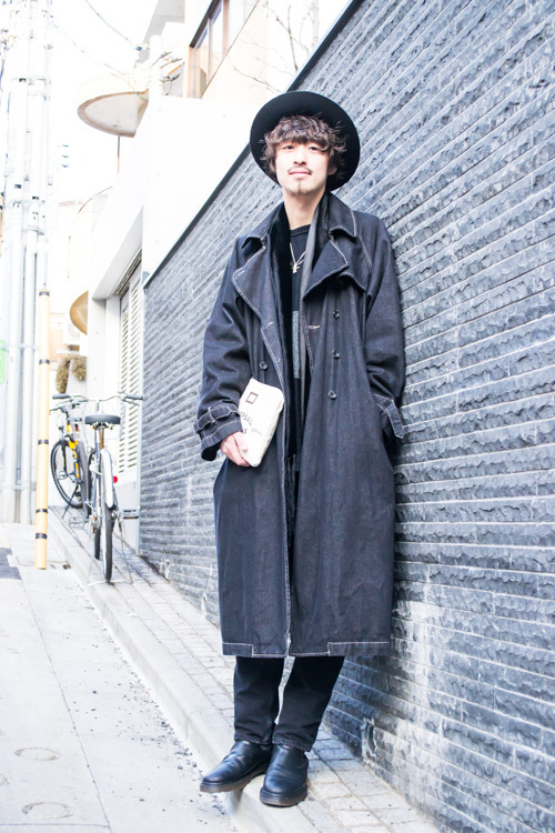 岩井 哲郎さん - 古着(ユーズド)(USED)、アクネ ストゥディオズ(Acne Studios)｜原宿ストリートスナップ - 写真1